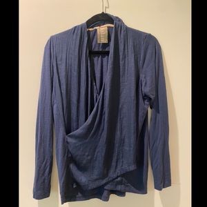 Anthropologie Dolan Crossroads Wrap Top- Size M